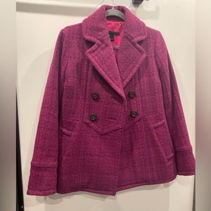 Marc by Marc Jacobs Women's Pea Coat Pink/Purple Size S
